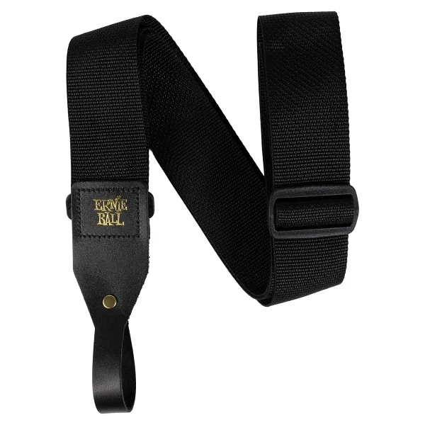 Ernie Ball Polypro Black Akustik Gitar Askısı Siyah