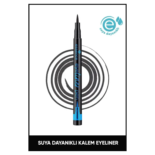 Essence Waterproof Eyeliner Pen 01 Siyah