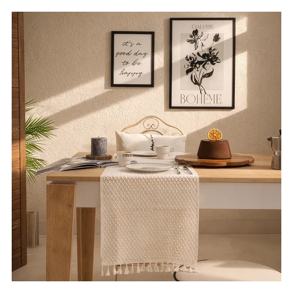 Evidea Soft Santa Runner - Ekru - 35x145 cm