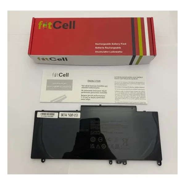 Fitcell Dell Latitude E5550 Uyumlu Notebook Batarya Pil 4 Hücreli