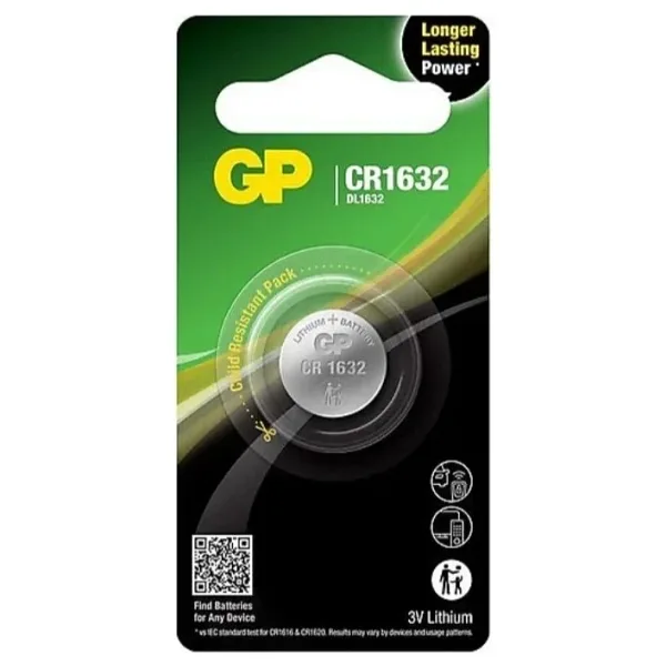 GP CR1632 3V Lityum Pil Tekli Paket