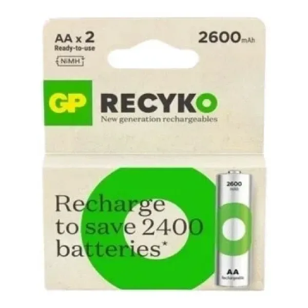 GP ReCyko+ 2'li 650mAh AAA Şarj Edilebilir Pil