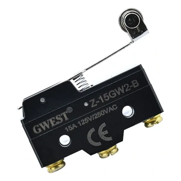 Gwest AZ-15GW2-B Uzun Palet Metal Makaralı Mikro Switch 15A 1NO + 1NC