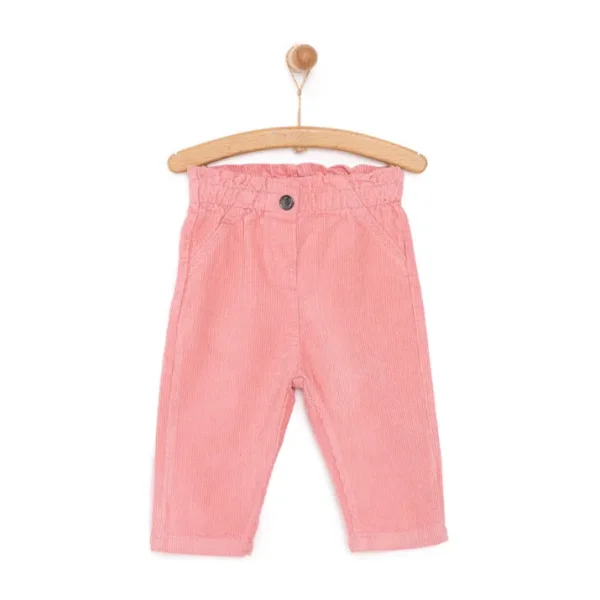 HelloBaby Kız Kadife Pantolon Kız Bebek