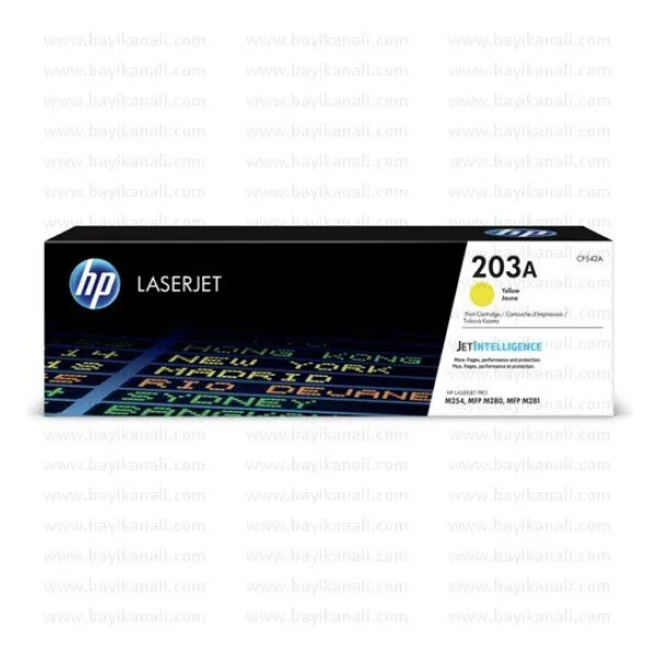 HP 203A CF542A Sarı Toner