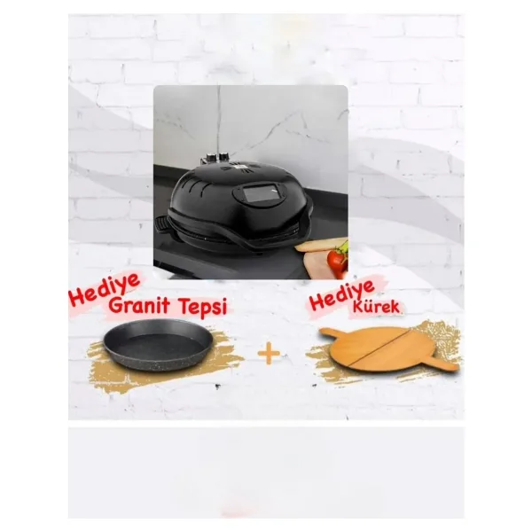 HSR HOME&LIVING PİZZA LAHMACUN TANDIR EKMEĞİ PİŞİRME MAKİNESİ
