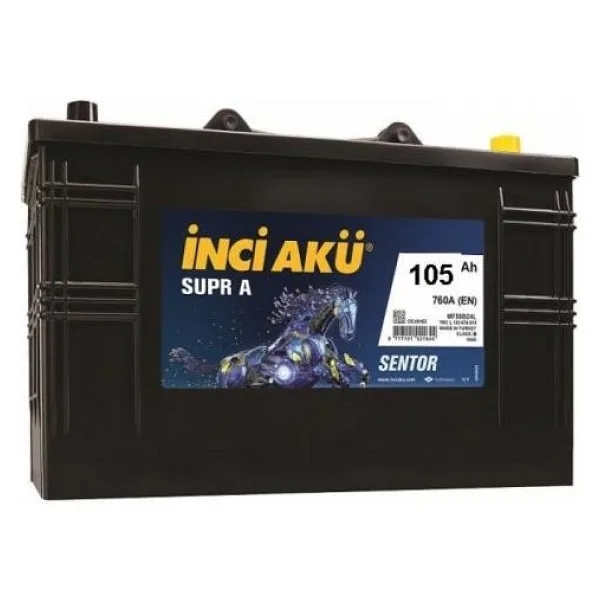 İnci Supr A Sentor 12 V 105 Ah Akü