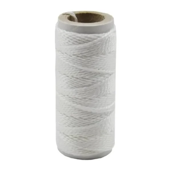 Inşaat Çırpı Ipi, 400 Gram Hiza Ipi, Beyaz Polyester Bobin Sarım Uçurtmaya Uygun