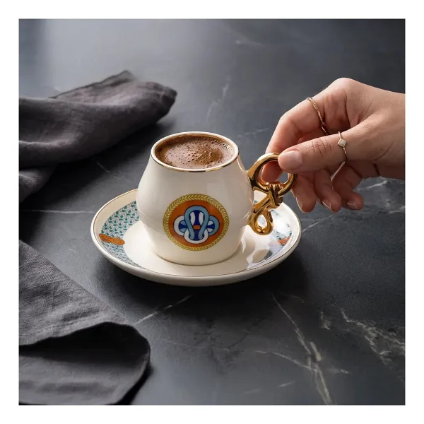Jumbo Tide 6 Kişilik Kahve Fincan Takımı