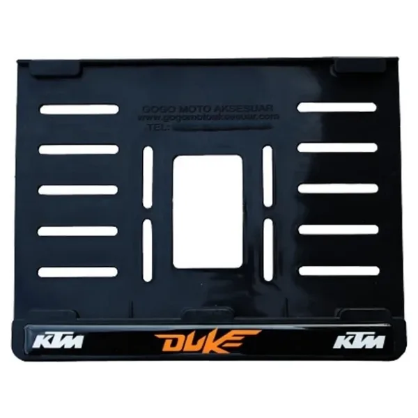 KTM Duke Uyumlu 1 Plastik (15X24 CM) Kırılmaz Plakalık