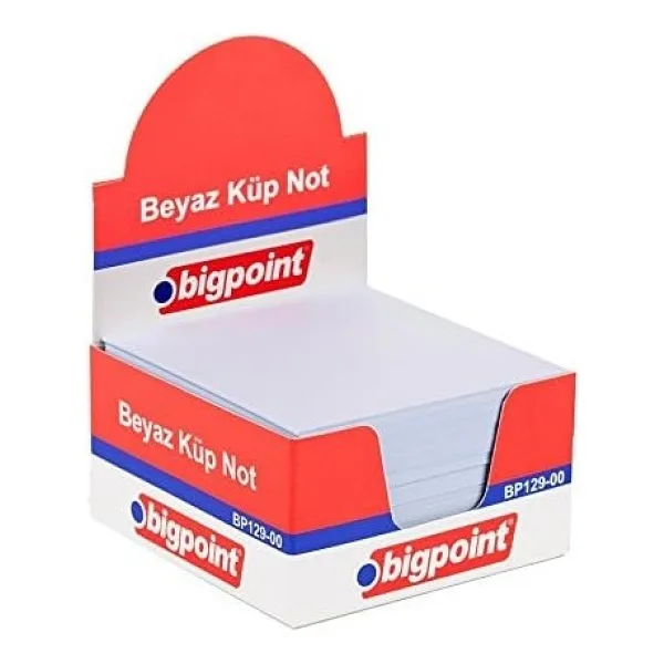 Küp Notluk Beyaz 8X8CM 500 Yaprak
