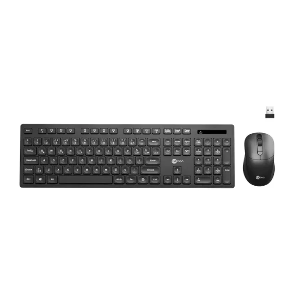 Lenovo Lecoo KW201 Siyah Kablosuz Klavye Mouse Seti