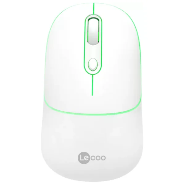 Lenovo Lecoo WS210 RGB Şarjlı Sessiz Ergonomik Optik Kablosuz Mouse