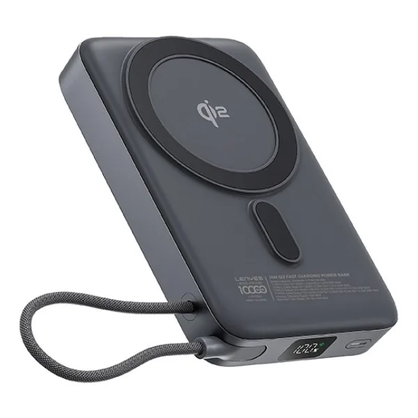 Lenyes PW1009D PD 10000 mAh Kablosuz Powerbank