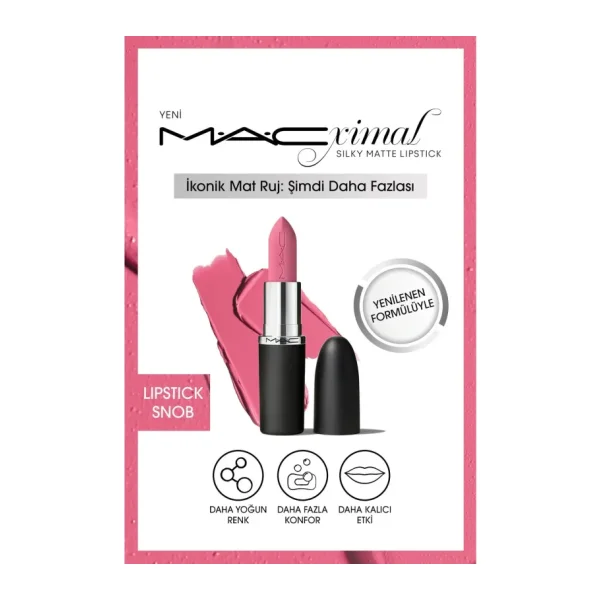 M.A.C Macximal Silky Matte Snob Stick Ruj