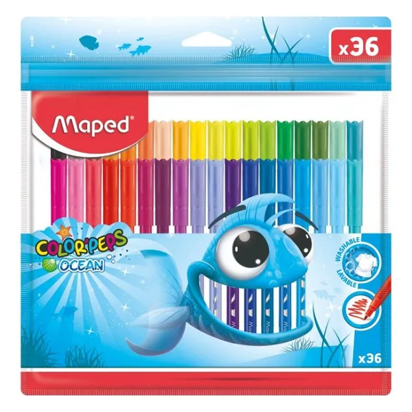 Maped Color Peps Ocean 36'lı Keçeli Kalem Seti