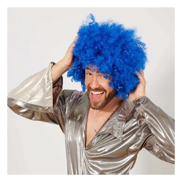 Mi Renk Kıvırcık Afro Bonus Peruk