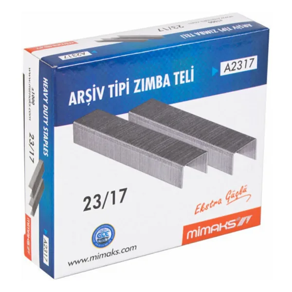 Mimaks 23/17 Zımba Teli 1000 Li