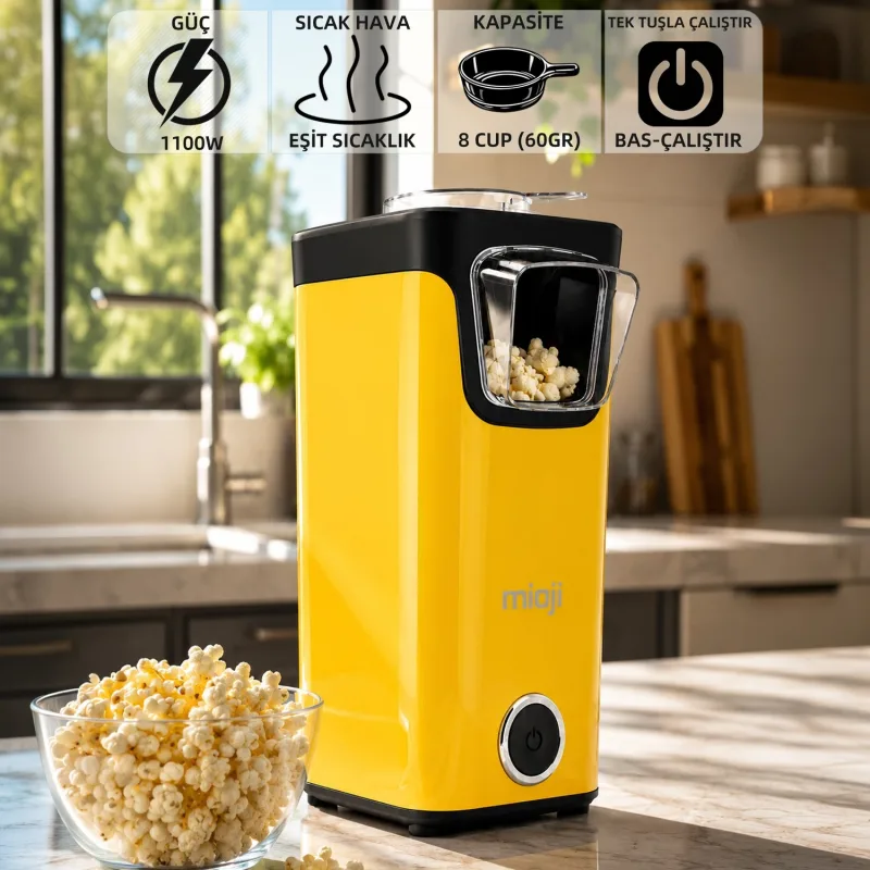 Mioji Mio POPX1 Sarı Mısır Patlatma Makinesi