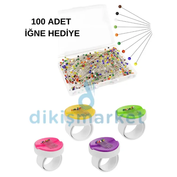 NGV Mıknatıs Iğnedanlık Manyetik Terzi Iğnelik 1 Kutu Iğne Hediye!