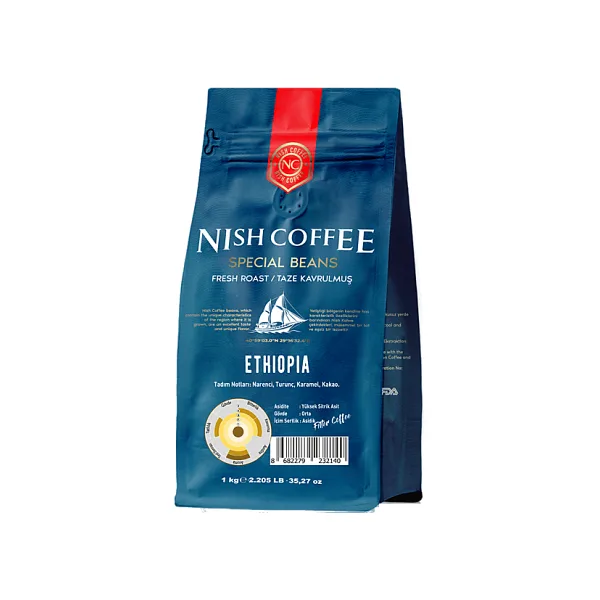 Nish 1 kg Çekirdek Kahve Ethiopia