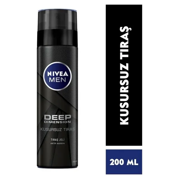 Nivea Men Deep Dimension Kusursuz 200 ml Tıraş Jeli