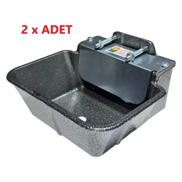 Otomatik Şamandıralı 4.5 Litre Kırılmaz Döküm Hayvan Suluğu 2 Adet