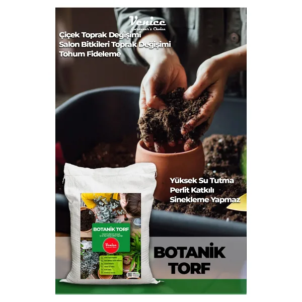 Patika Botanik 20 Lt Ithal Kına Torf-perlit Katkılı - Iç Dış Mekan Bitki Yetiştirme