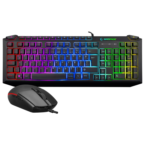 Rampage Broker V2 KB-R310 Kablolu Oyuncu Klavye Mouse Seti