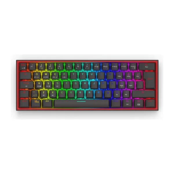 Redragon K616 Fizz Pro RGB Red Switch Kablolu/Kablosuz Mekanik Oyuncu Klavyesi
