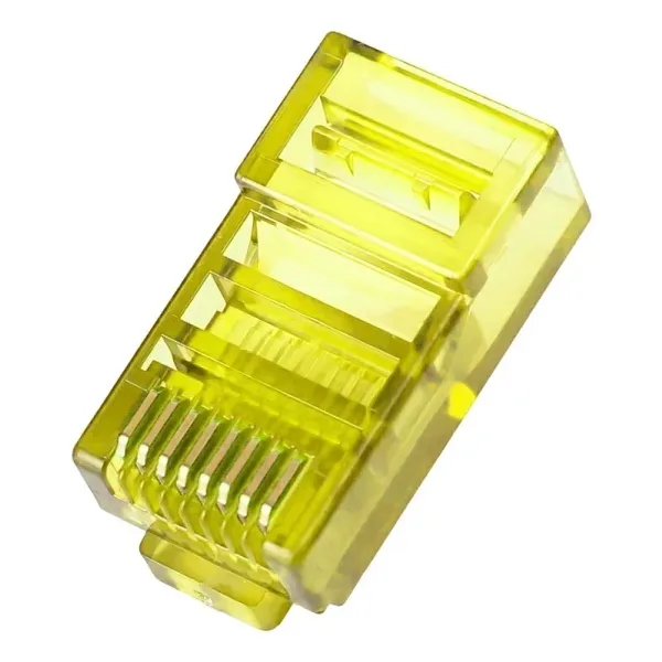 RJ45 Cat5 Cat6 8P8C Erkek Soket - Sarı