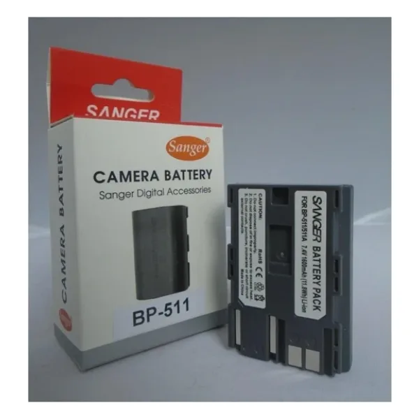 Sanger BP511 Kamera Bataryası, Canon BP511 Batarya