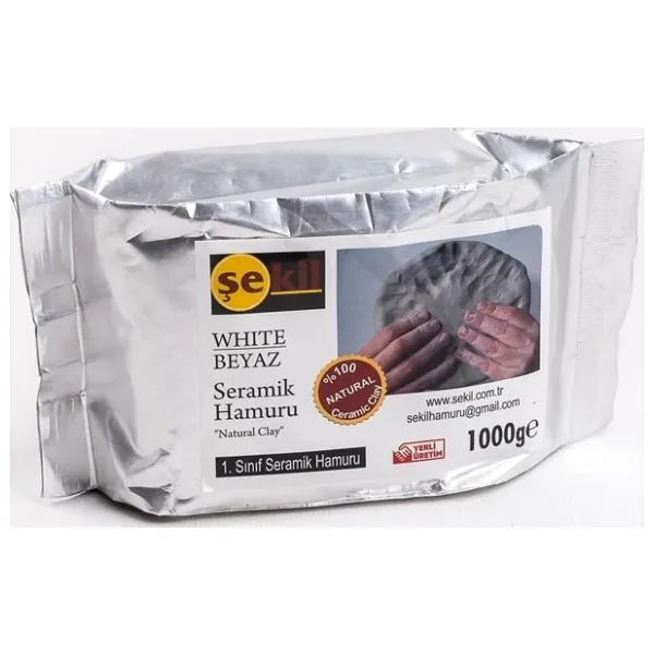 Şekil Seramik Hamuru Terracotta 1000 Gr Kahverengi Vk1000khv