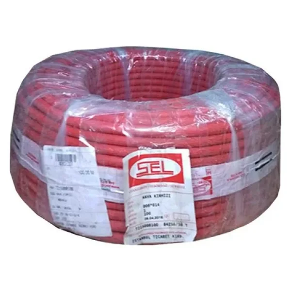 SEL Hava Hortumu Oksijen-Hava Hortumu 8 mm Kırmızı 100 mt.
