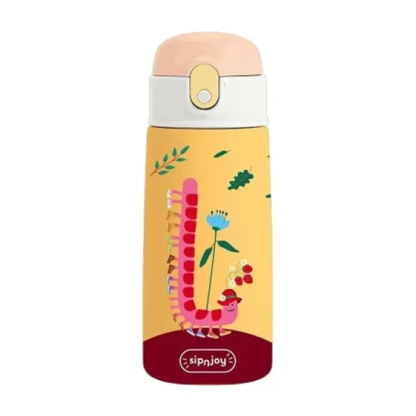 SipnJoy - Sipsquad Çocuk Su Termosu 480 ml - Twisty Joy (2 Adet)