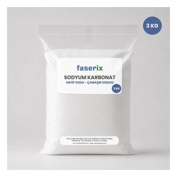 Şişecam Çamaşır Sodası Sodyum Karbonat (Hafif Soda) 3 kg