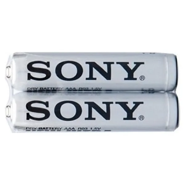 Sony R03NUP2A-EE Çinko Karbon İnce Pil (AAA) (2'li Shrink Ambalaj)
