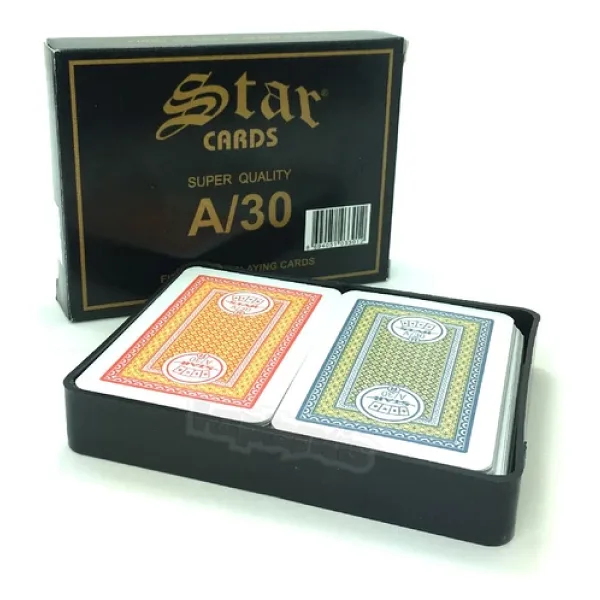 Star A-30 2 Deste Iskambil Oyun Kagidi A-K-Q-J