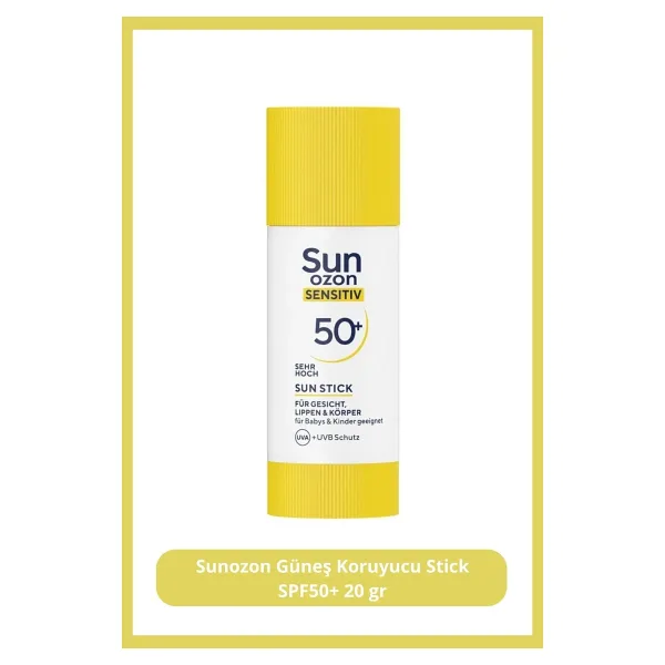 Sun Ozon 20 Gr 50 Faktör Stick Güneş Kremi