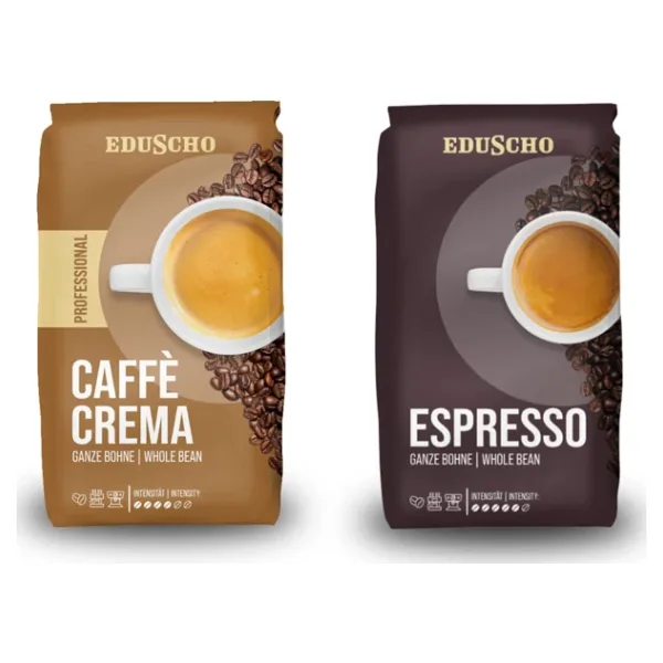 Tchibo Eduscho Espresso Prof. Çekirdek Kahve 1 Kg + Eduscho Caffe Crema Prof. Kahve 1 Kg