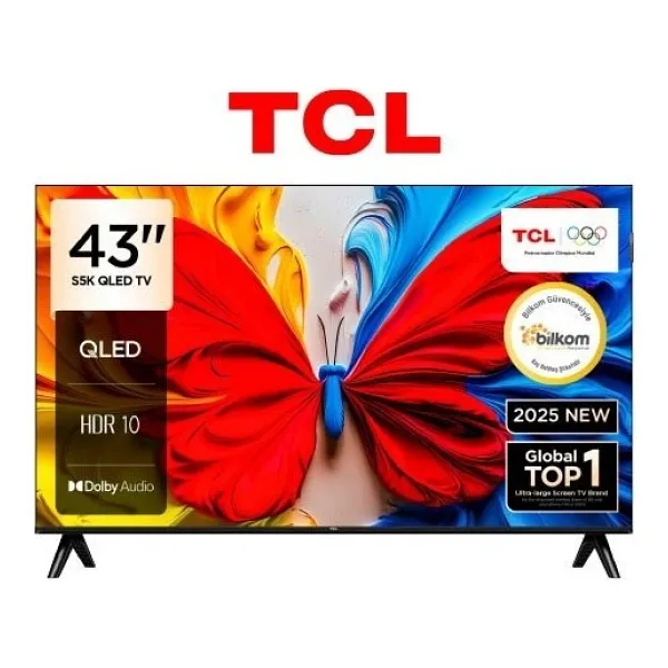 TCL 43S5K Full HD 43" 109 Ekran Uydu Alıcılı Google Smart QLED TV