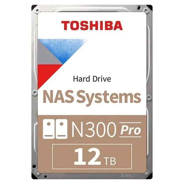 Toshiba N300 Pro HDWG51CUZSVB SATA 3.0 7200 RPM 3.5" 12 TB Harddisk