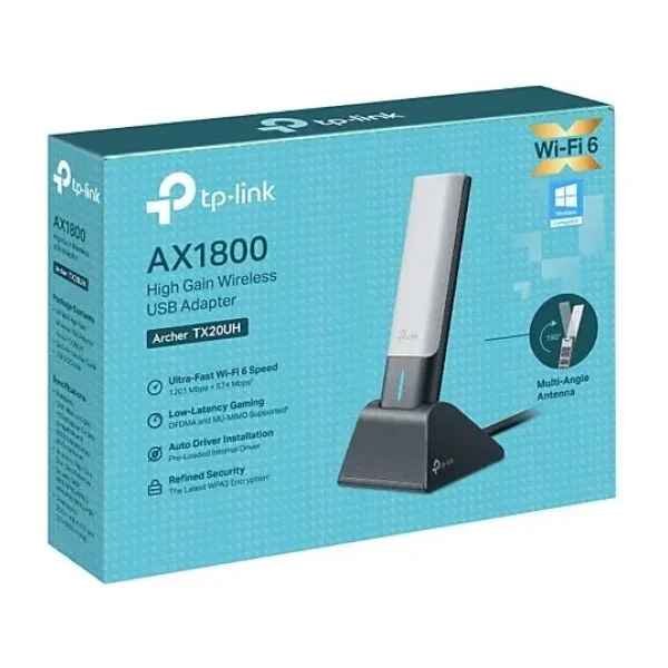 TP-Link Archer TX20UH 1800 Mbps Kablosuz Ağ Adaptörü