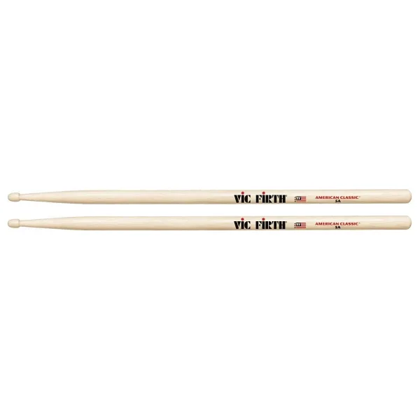 Vic firth Baget (Çift) 5A Wood, Hıckory, 0.565"X16" Medıum