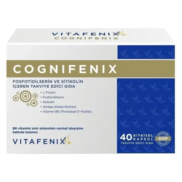 Vitafenix Cognifenix Fosfatidilserin Sitikolin 40 Kapsül