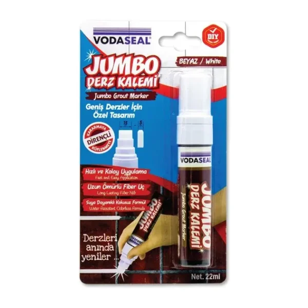 VodaSeal Derz Kalemi Jumbo 5-15 mm. - 22 ml. - Beyaz