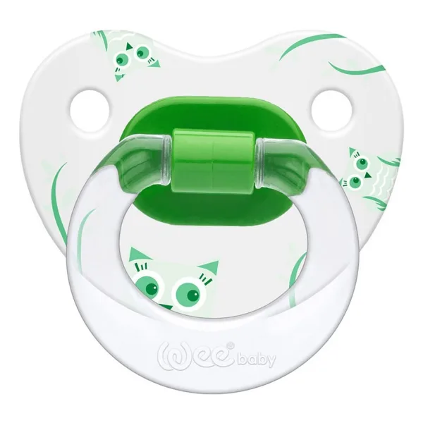 Wee Baby 833 Desenli Silikon Damaklı No:1 0-6 Ay Emzik