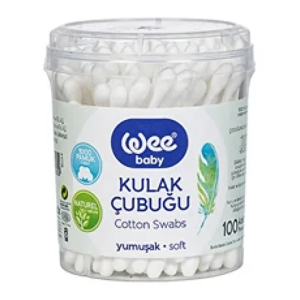 Wee Baby Pamuklu Kulak Çubuğu 100'lük