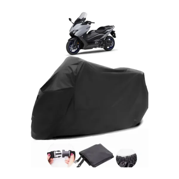 Yamaha Tmax 560 Siyah Motosiklet Branda Lüx Premium Kalite