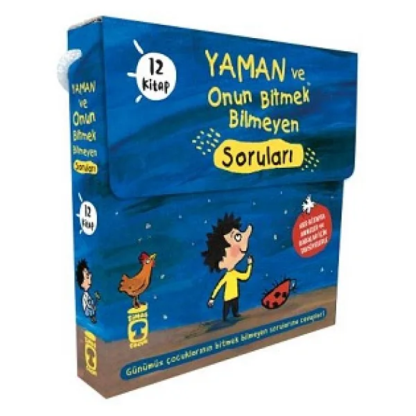 Yaman ve Onun Bitmek Bilmeyen Soruları Seti Kutulu 12 Kitap - Gwenaelle Boulet